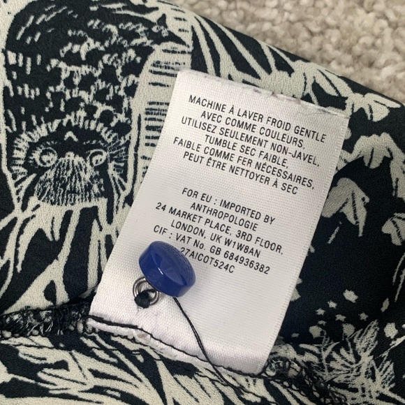 Anthropologie HD in Paris Woodland Ruffle Picea Top - Picture 7 of 8